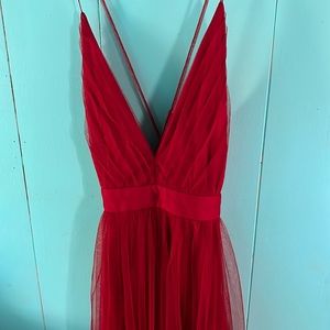 Beautiful red long dress